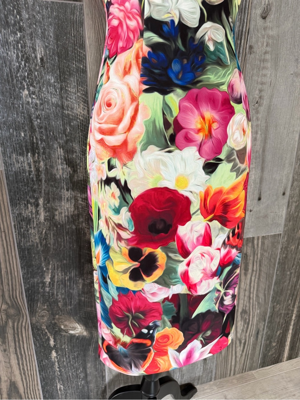 Ted Baker Etheya Technicolour Bloom Strappy Dress - Picture 4 of 16